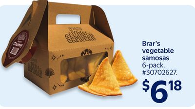 Brar's vegetable samosas