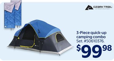 3-Pice quick up camping combo