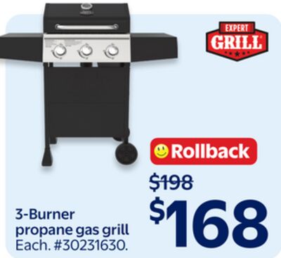 Expert Grill 3-Burner propane gas grill