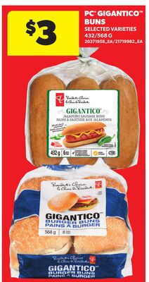PC® GIGANTICO™ BUNS, 432/568 G