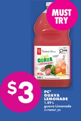 PC® GUAVA LEMONADE, 1.89 L