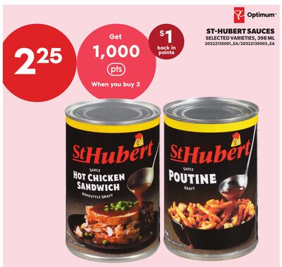 ST-HUBERT SAUCES, 398 ML