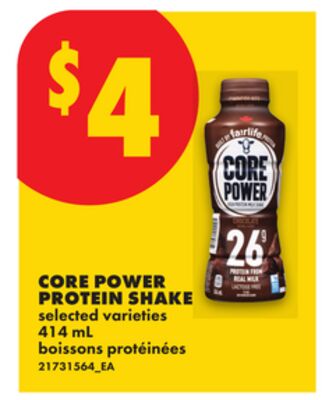 CORE POWER PROTEIN SHAKE, 414 ML