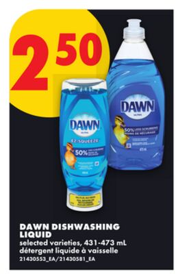 DAWN DISHWASHING LIQUID, 431-473 ML