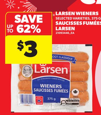 LARSEN WIENERS, 375 G