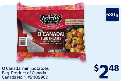 Tasteful O Canada Mini Potatoes