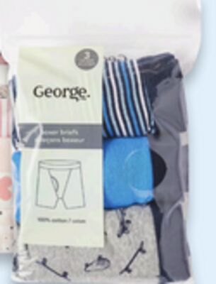 George Kids' packaged underwear