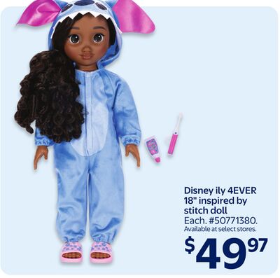 Disney ily 4EVER 18" inspired by stitch doll