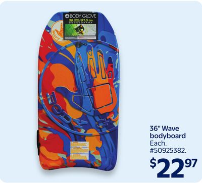 36" Wave bodyboard