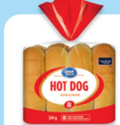 Great Value hotdog buns