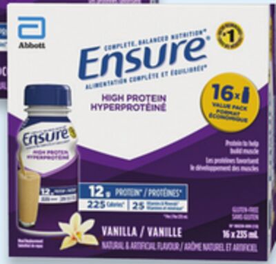 Ensure High Protein Meal Replacement shakes