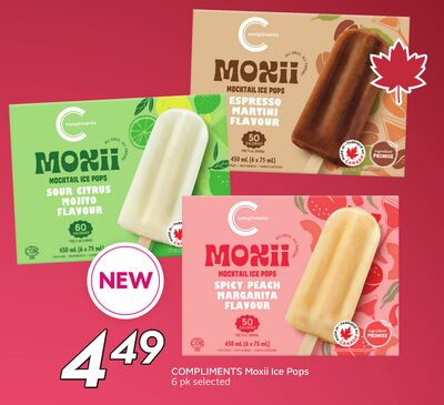 COMPLIMENTS Moxii Ice Pops