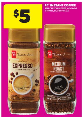 PC® INSTANT COFFEE, 80/100 G