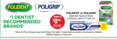 POLIDENT OR POLIGRIP