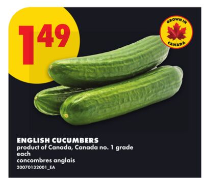 ENGLISH CUCUMBERS