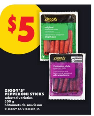 ZIGGY'S® PEPPERONI STICKS, 300 G