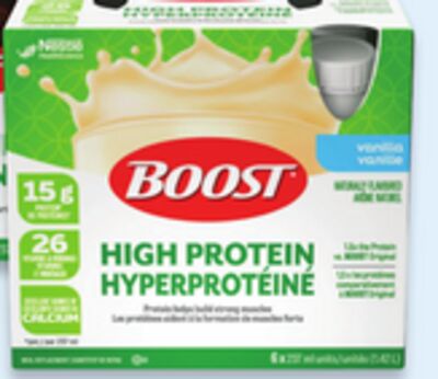 Boost high protein meal replacement