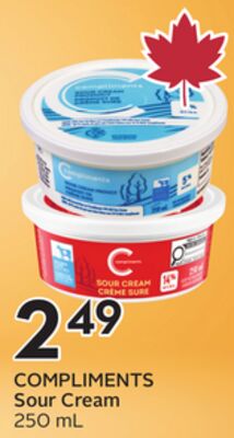 COMPLIMENTS Sour Cream