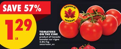 TOMATOES ON THE VINE