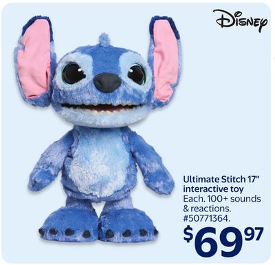 Disney Ultimate Stitch 17" interactive toy