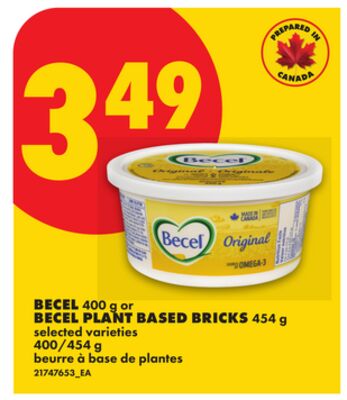 BECEL, 400 G OR BECEL PLANT BASED BRICKS, 454 G, 400/454 G
