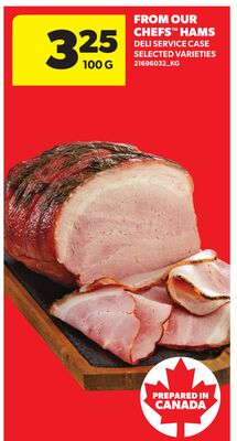 FROM OUR CHEFS™ HAMS, 100 G