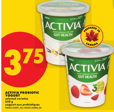 ACTIVIA PROBIOTIC YOGURT, 650 g