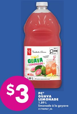 PC® GUAVA LEMONADE, 1.89 L