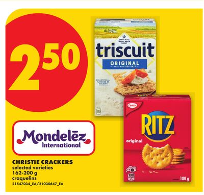 CHRISTIE CRACKERS, 162-200 g
