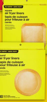 NO NAME® AIR FRYER LINERS, 30's
