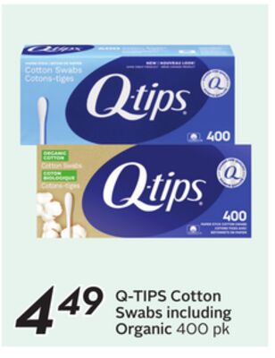 Cotton Swabs including Organic