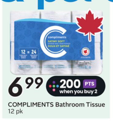 COMPLIMENTS Bathroom Tissue