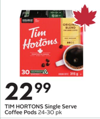 TIM HORTONS Single Serve Coffee Pods