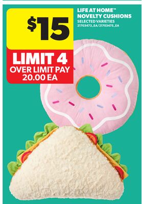 LIFE AT HOME™ NOVELTY CUSHIONS