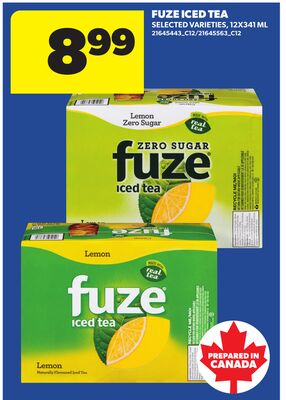 FUZE ICED TEA, 12X341 ML