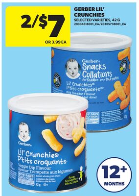 GERBER LIL' CRUNCHIES, 42 G