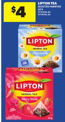 LIPTON TEA, 20'S