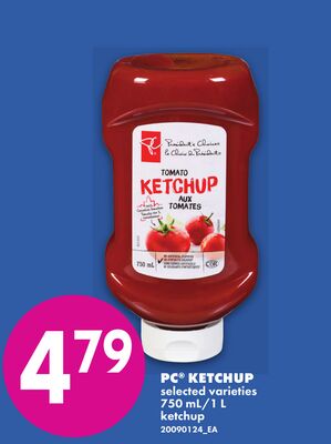 PC® KETCHUP, 750 ML/1 L