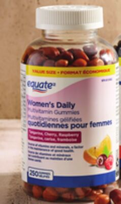 Equate daily gummy multivitamins for men or women