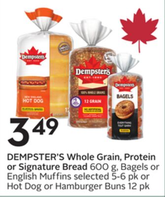 Whole Grain, Protein or Signature Bread