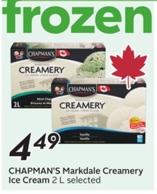 CHAPMAN'S Markdale Creamery Ice Cream