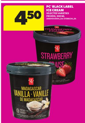 PC® BLACK LABEL ICE CREAM, 500 ML