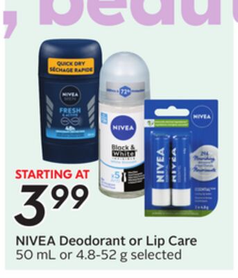 Deodorant or Lip Care
