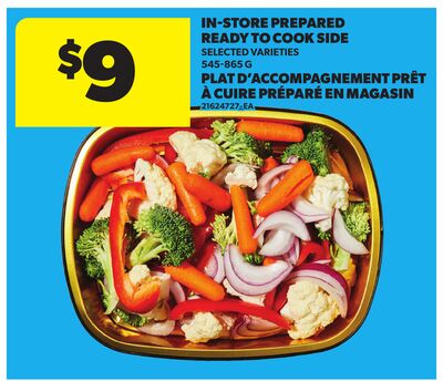 IN-STORE PREPARED READY TO COOK SIDE, 545-865 G