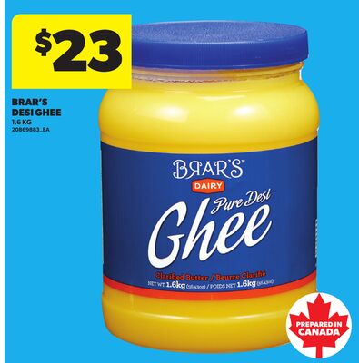 BRAR'S DESI GHEE, 1.6 KG