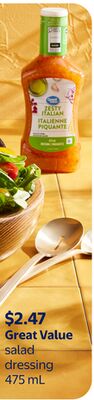 Great Value salad dressing