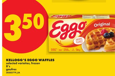 KELLOGG'S EGGO WAFFLES, 8's