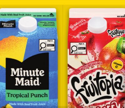 FRUITOPIA, PEACE TEA or MINUTE MAID DRINKS, 1.75 L