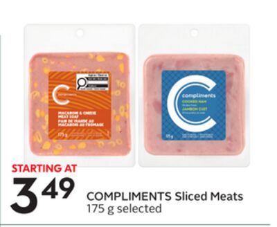 COMPLIMENTS Sliced Meats