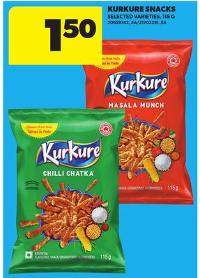 KURKURE SNACKS, 115 G